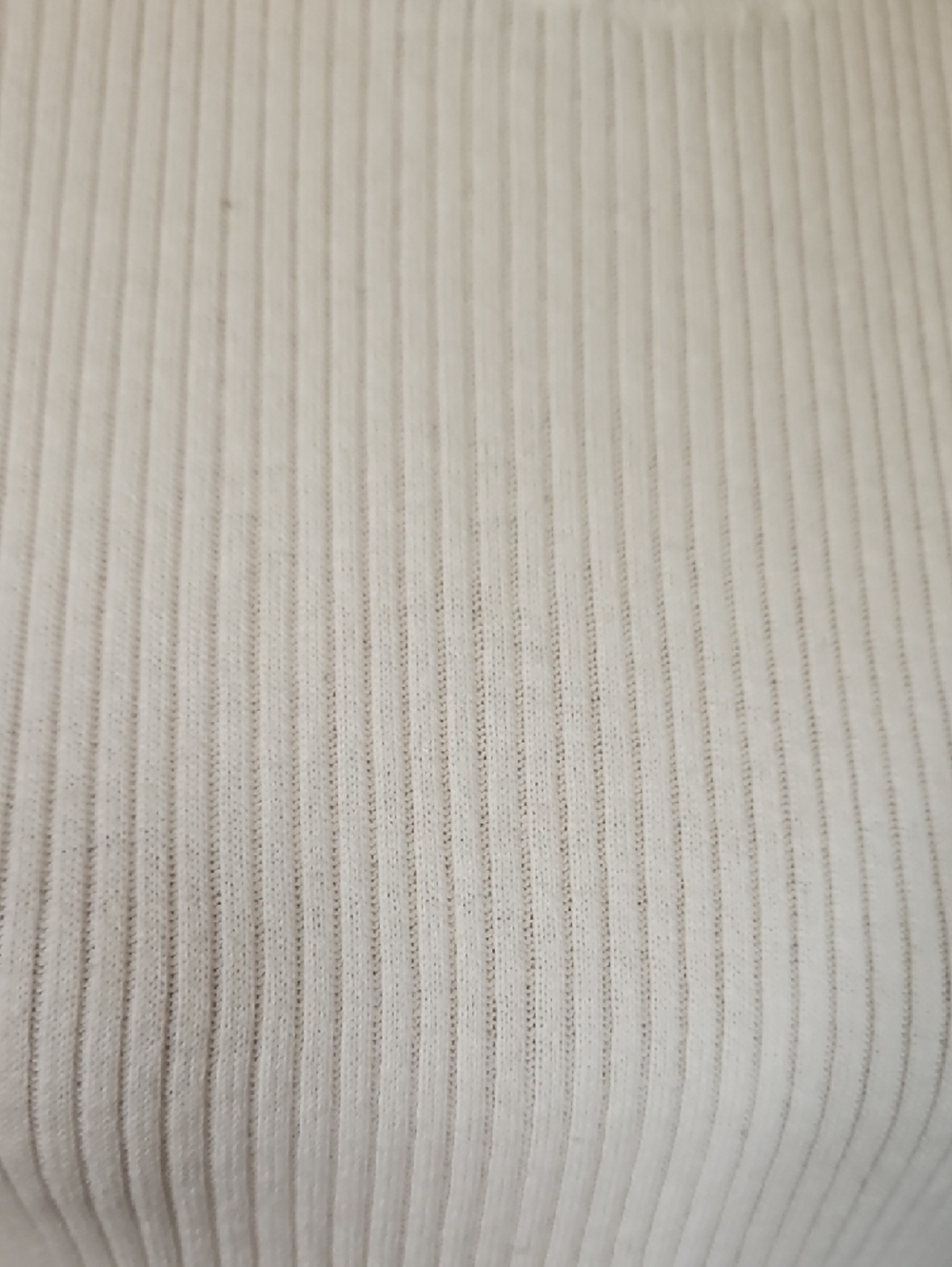 Frame Denim Cream Ribbed Ruffle Mock Neck Sweater - Picture 8 of 13